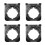 4Pcs Sturdy Plastic Power Button Covers for Emergency Stop and Safety 4