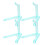 12Pcs Light Green Plastic Action Figure Display Stand Holder for Dolls 1