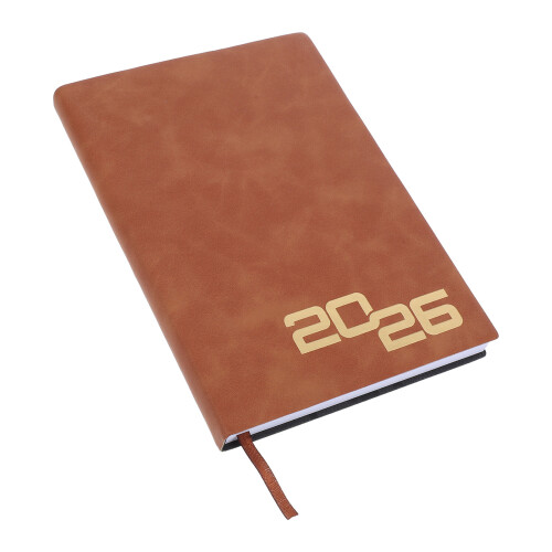 2St Tijdbeheer Planner Journal Bruin, Compact Met Schrijfpapier 1