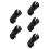 5Pcs Ergonomic Black Fuel Line Socket Set Carbon Steel for 9