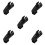 5Pcs Ergonomic Black Fuel Line Socket Set Carbon Steel for 6