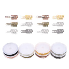 4Sets Assorted Color Jewelry Craft Kit DIY Chains Lobster Clasps Rings