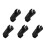 5Pcs Ergonomic Black Fuel Line Socket Set Carbon Steel for 7