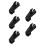 5Pcs Ergonomic Black Fuel Line Socket Set Carbon Steel for 8