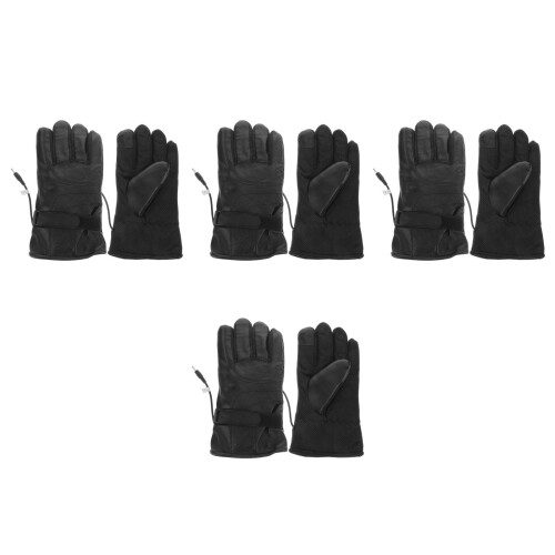 4Paren Motorhandschoenen PU Leer Voor Weer 2