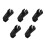 5Pcs Ergonomic Black Fuel Line Socket Set Carbon Steel for 3