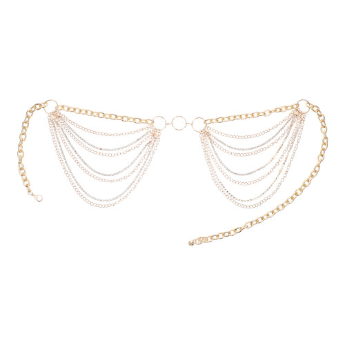 2St Gouden Multilayer Tailleketting Met , Verstelbaar En Elegant 2