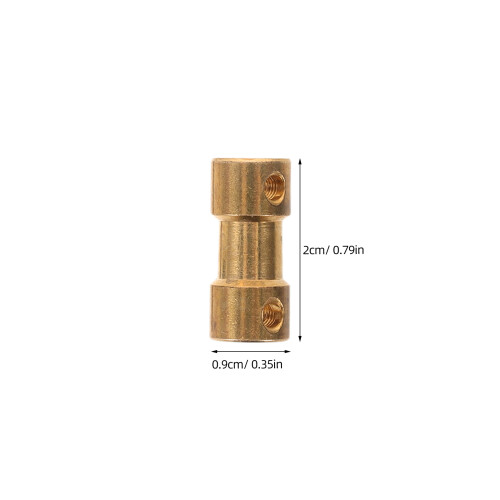 10Pcs Assorted Color Brass Shaft Coupling Kit for Rc Model Motors 1