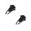 2Pcs Breathable Black Cotton Chef Working Hat Adjustable Cook Cap 7