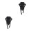 2Pcs Breathable Black Cotton Chef Working Hat Adjustable Cook Cap 4