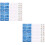 48Ensembles Cartes Diplômés Sûr Couleurs Multiples 6