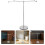 Silver Tabletop Flag Pole Holder with Metal Base for Desk 10