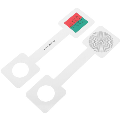 10Pcs Plastic Vision Test Cards Portable Eye Testing Tool 1