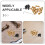 10Pcs Assorted Color Brass Shaft Coupling Kit for Rc Model Motors 8