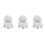 3St Witte PVC Pruiken Historisch Cosplay Accessoires 8