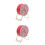 2000Pièces Rouleaux Tickets De Raffle Rouge Pour Événements 6