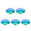 5St Professionele Rvs Schermhandbeschermers Licht Multikleur Design 3