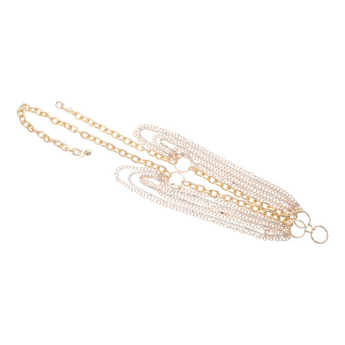 2St Gouden Multilayer Tailleketting Met , Verstelbaar En Elegant 1