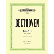 Violin Sonata No. 5 in F Op. 24 Spring Other Book