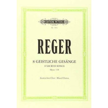8 Geistliche Gesange Op.138 Eight Sacred Songs Op. 138 Other Book