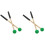 2Paren Professionele Groene Marimba En Tong Drum Performance Mallets 4
