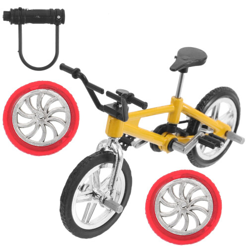 4Sets Realistisch Mini Fietsmodel Speelgoed Legering Mountainbike 1