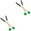 2Paren Professionele Groene Marimba En Tong Drum Performance Mallets 5