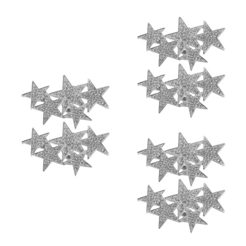 6St Witte Zinc Schoenclips Stervorm En Bruiloft 2