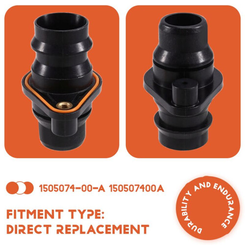 1505074-00-A for  Model 3/Y Cooling Water Pipe Right Angle Joint 150507400A 2