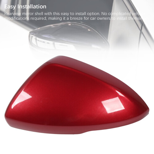Cruze 2017-2019 Tapa de retrovisor izquierdo roja ABS 2