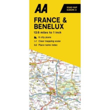 AA Road Map France amp Benelux Other Book