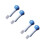 4Sets Wolviltnie-Toolkit Met 7 Naaalden, Plastic Handvat, Multikleur 4