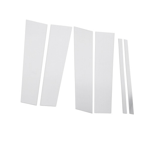 6 Stück Chrom-Polycarbonat-Säulenabdeckung Pilot 2009-2015