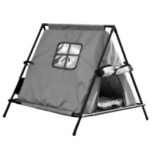 Outdoor Cat House Insulated Waterproof Winter Triangular Stray Cat Shelter for Patio Balcony Backyard Garden Park A