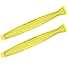 2 Pcs Fish Measuring Board Folding Fishing Ruler Fishing Measurement Ruler Crab Measuring Tool for Boat Kayak