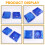 Bitfunx Replacement Plastic Shell Translucent Case for  Dreamcast  Retro Video Game Console Transparent Boxes 6
