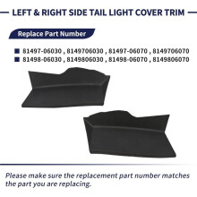 Rear Tail Light Cover Trim 81497-06070 81498-06070 for Camry 2018-2023 Rear Combination Lamp Access Cover