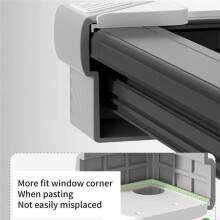 Silicone Window Edges Guard Child Safety Bumper for Nursery Home Protections Impact-Resistant Window Corners S