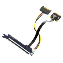 PCIE 3.0 1X to 16X Transfer Cable Extension Cable PCI-E X1 to PCI-E Extension Cable for Sound Card Card