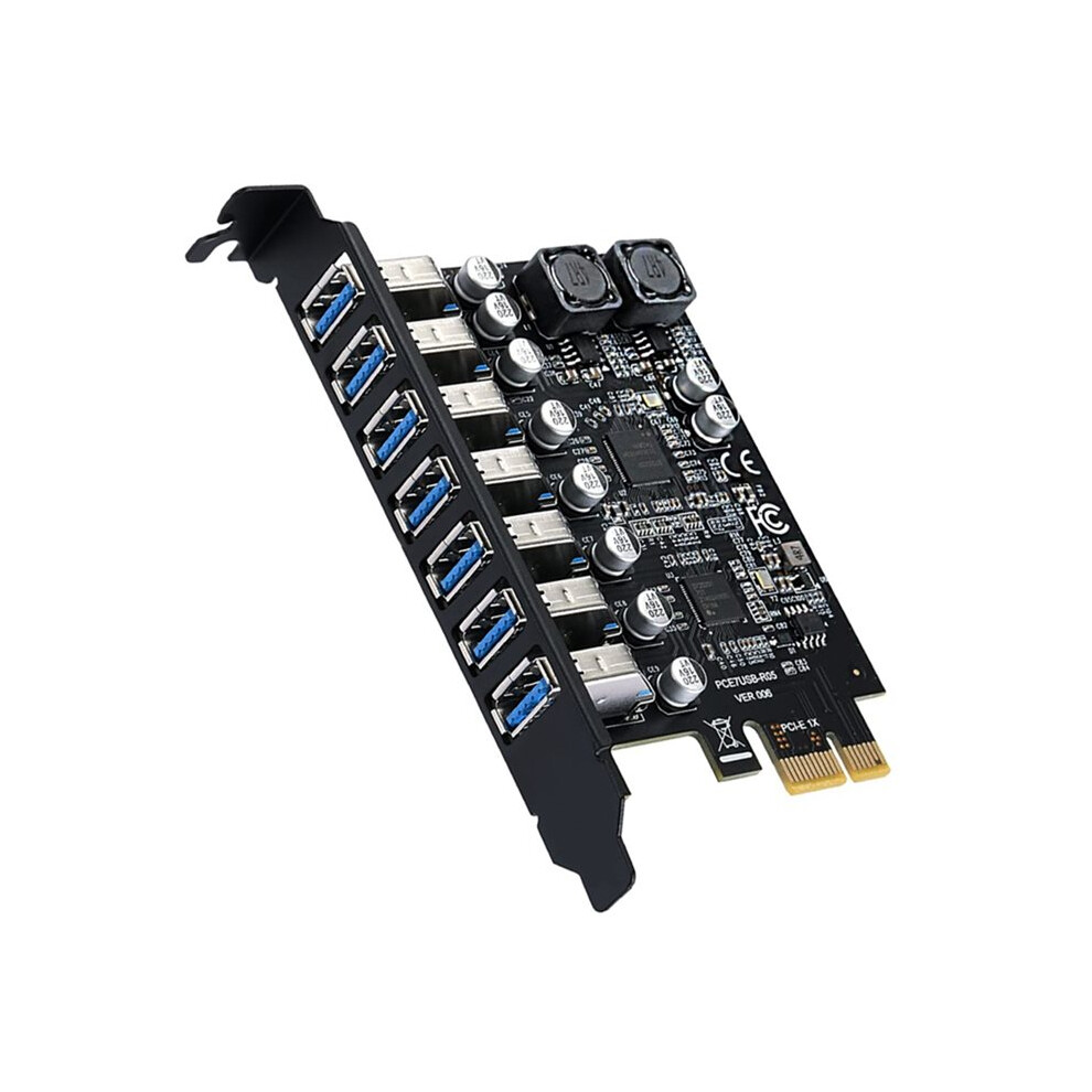 Usb3.2 Gen1 5Gbps Usb3.0 Pci Express Pci E To 7Ports Usb 3 Hub Expansion Adapter For Pc Desktop 6031951721151