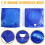 Bitfunx Replacement Plastic Shell Translucent Case for  Dreamcast  Retro Video Game Console Transparent Boxes 5