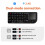 Tastiera Wireless Portatile 2.4G con Mouse Touchpad RF per  TV Box PC Tablet 4