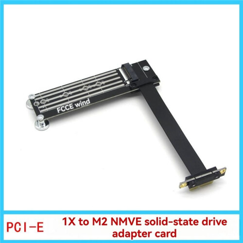 Cabo Extensor PCIe X1 PCI-E3.0 1x para M.2 NVMe M Key 2280 Gen3.0 1