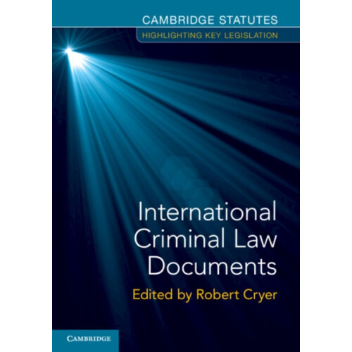 International Criminal Law Documents Paperback Book