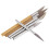Agate-Knife Edged Burnisher Set Polishing Tools Carving Precious Metal with Bamboo Iron Handle 4