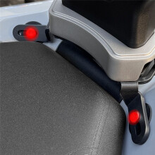 Motorcycle Modification Rear Passenger Backrest Waist Support Cushion for 368G 368 G 368-G Black