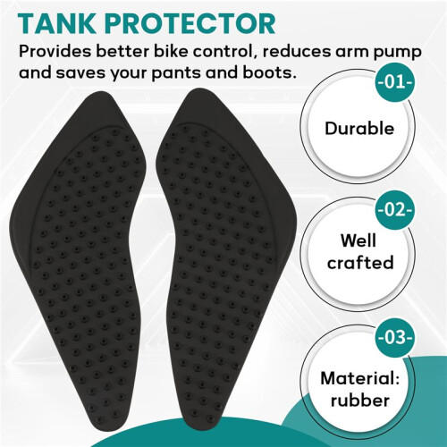 Motorcycle Protector Tank Traction Pad Side Gas Knee Grip Protector for  CB400 VTEC 1992-2018 2
