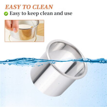 12 StüCk Rostfreier Stahl Runde Kuchen Form Backen Mousse Ring KüChen Werkzeuge Pizza Kochen Keks Ausstecher DIY Kuchen Ring Werkzeuge