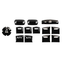 13PZ Auto Porta Bracciolo Finestra Interruttore Pulsante Trim Cover Sticker per  CRV CR-V 2017-2021
