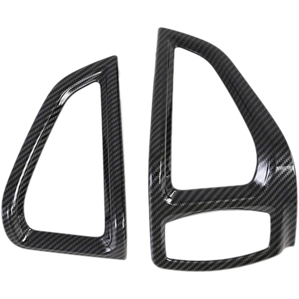 For Transit 2017+ Car Carbon Fiber Dashboard Ac Air Conditioner Outlet Vent Cover Trim For Tourneo Custom 2016+ 6034194461976